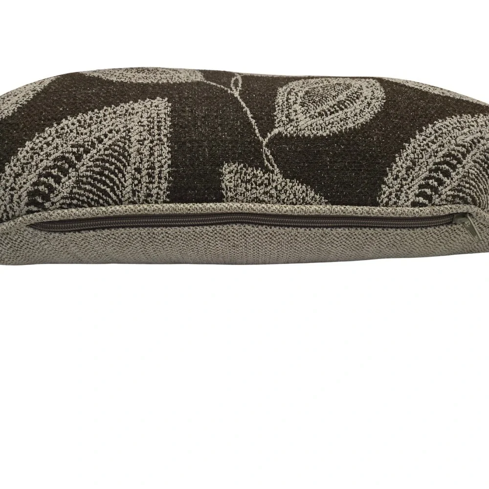 D.V. KAP Home Adril Throw Pillow 14X24 Inch Special Sizing (when flat) Brown Hue